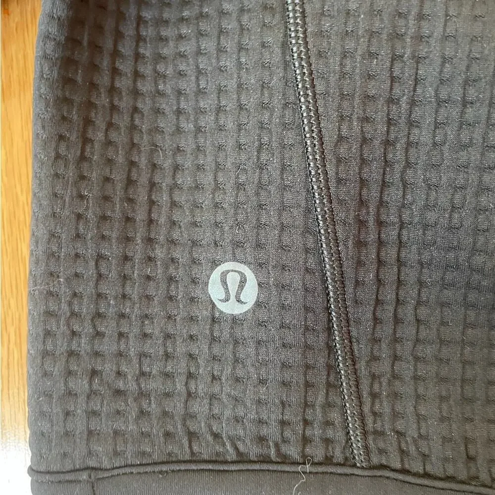 Lululemon Textured Sweatshirt with‎ zip pockets